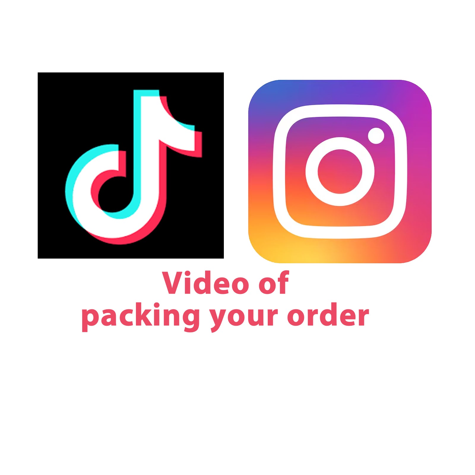 Video of packing your order