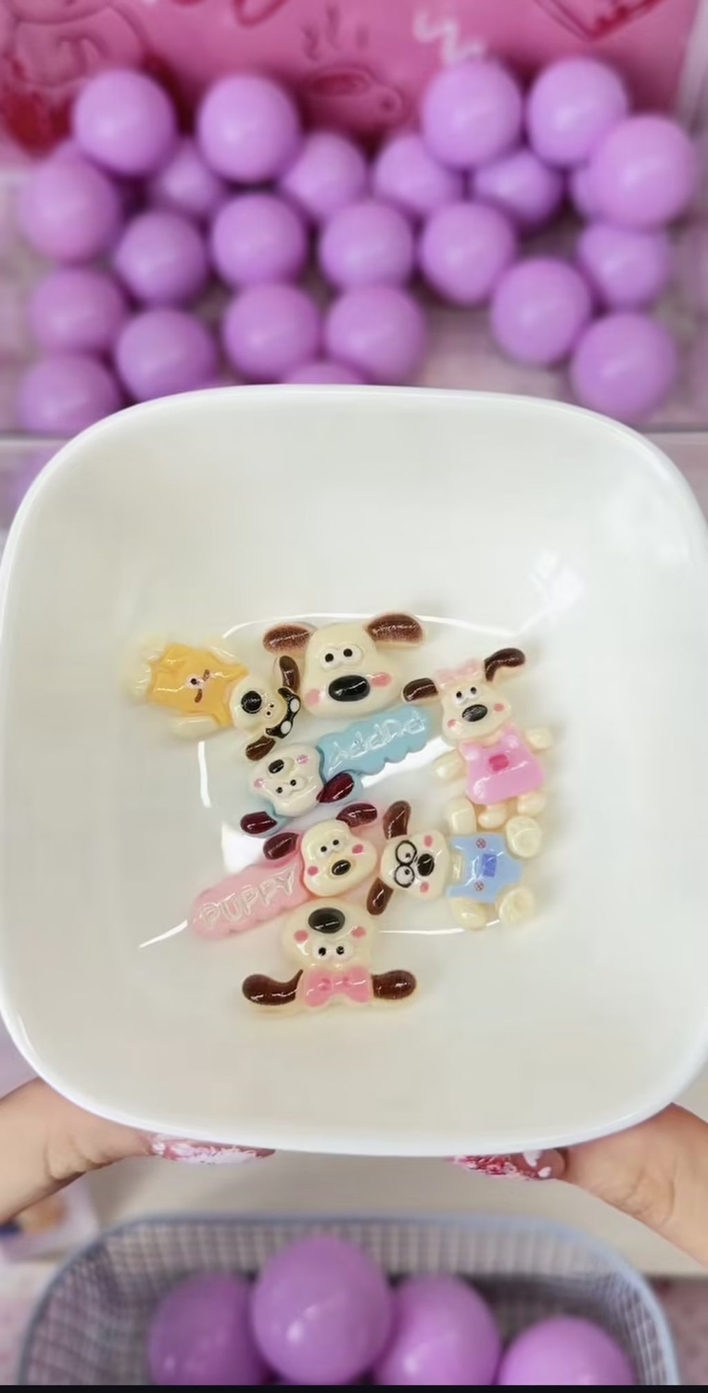 Cute Resin DIY Charms Lucky Scoops 1scoop(10bags)