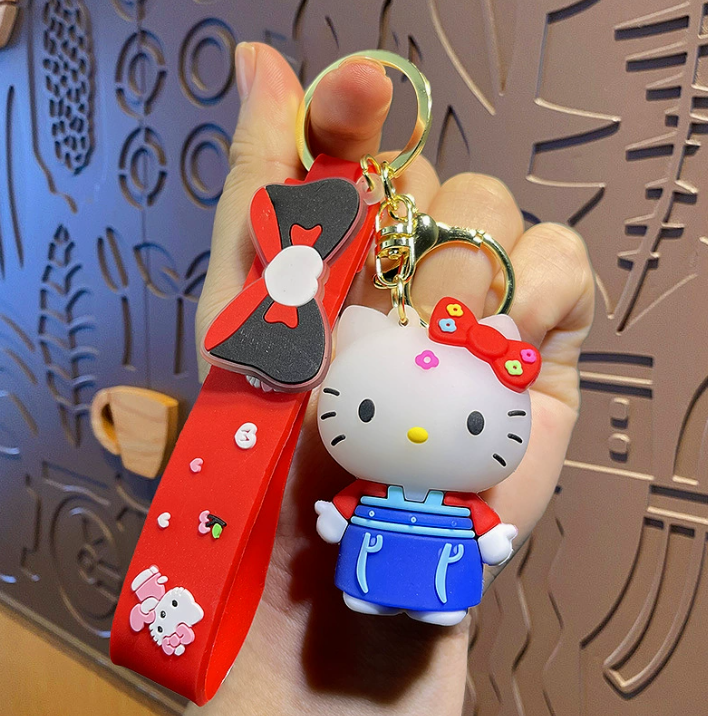 Hellokitty Schlüsselanhänger Plüsch süße Kitty Kawaii