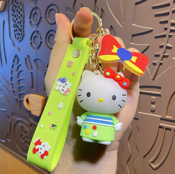 Hellokitty Schlüsselanhänger Plüsch süße Kitty Kawaii