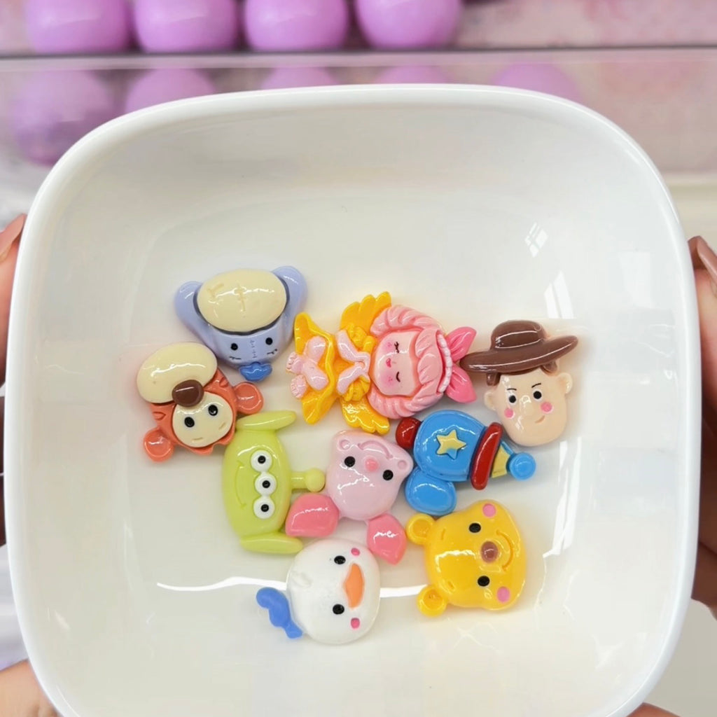 Cute Resin DIY Charms Lucky Scoops 1scoop(10bags)