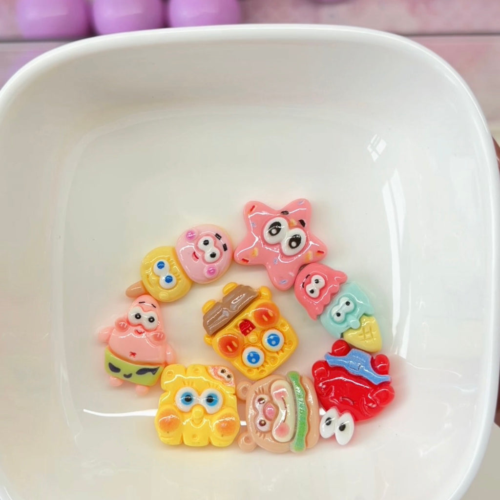 Cute Resin DIY Charms Lucky Scoops 1scoop(10bags)