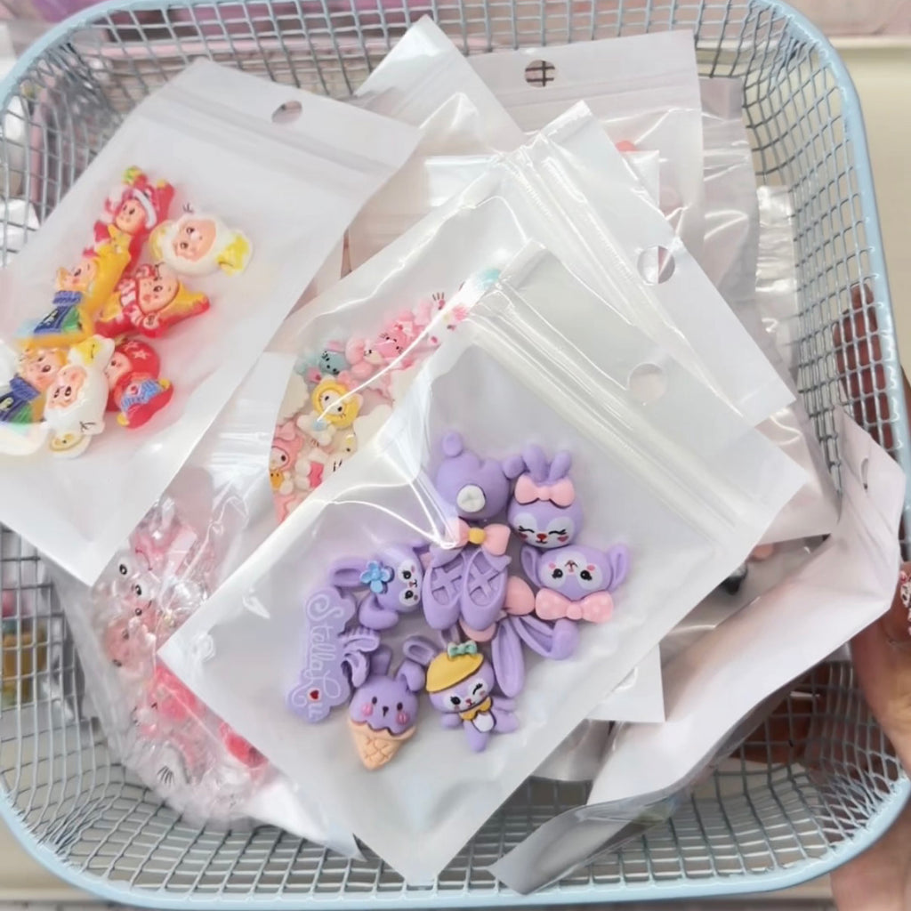Cute Resin DIY Charms Lucky Scoops 1scoop(10bags)