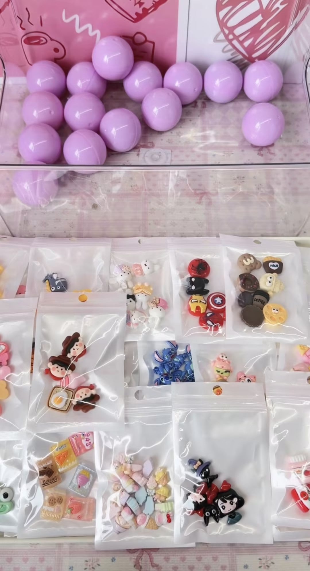 Cute Resin DIY Charms Lucky Scoops 1scoop(10bags)