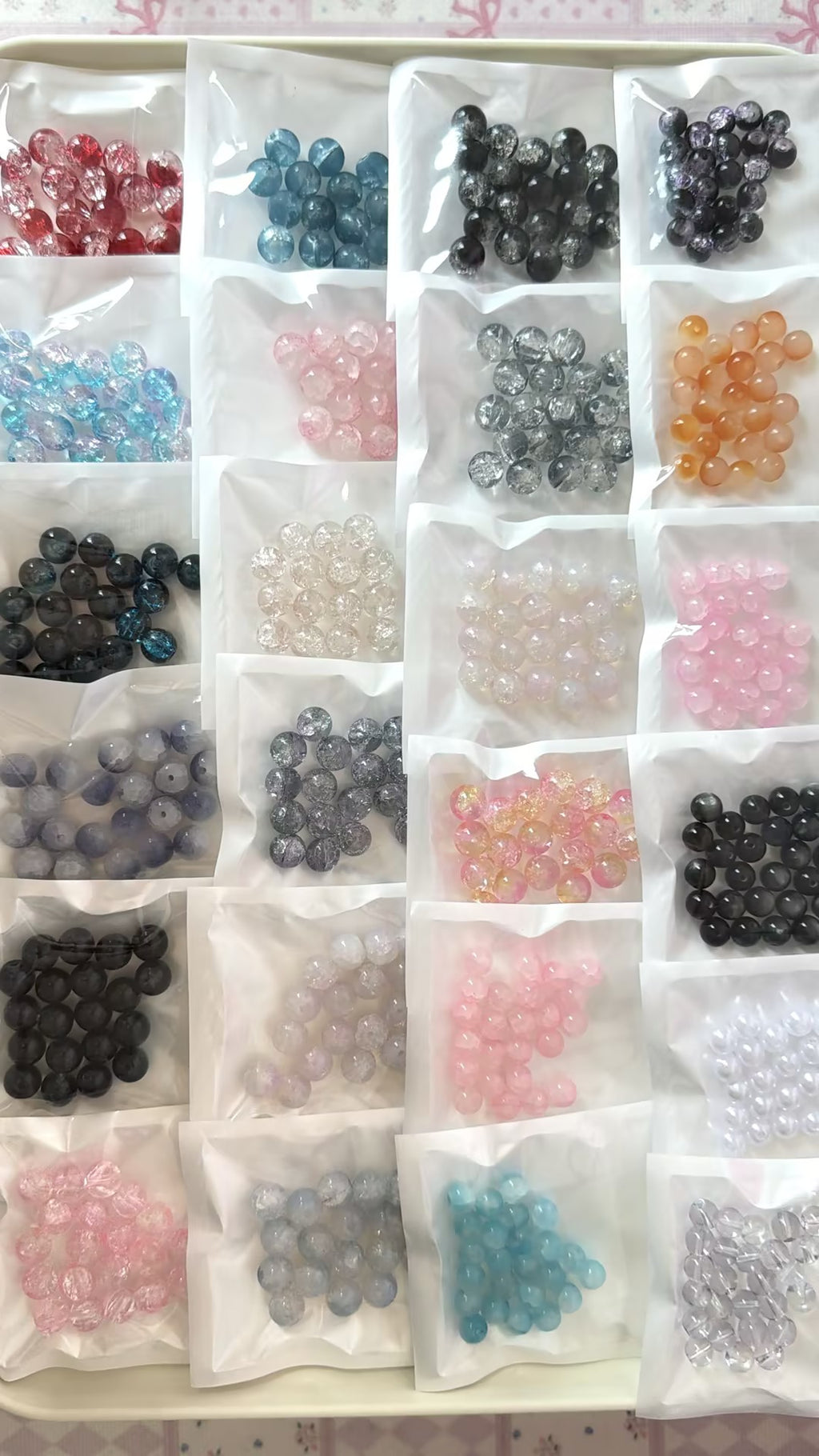 DIY-Armbänder Zubehör 1 Schaufel Glückskugeln (mindestens 15 Beutel)