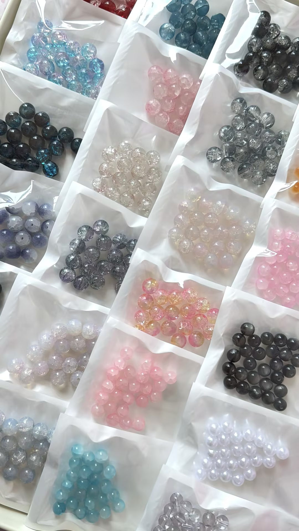 DIY-Armbänder Zubehör 1 Schaufel Glückskugeln (mindestens 15 Beutel)