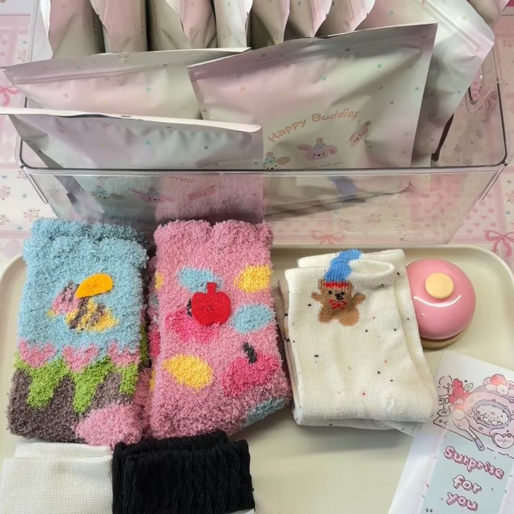 Cute Socks Lucky Bags 1 scoop 10 bags at least