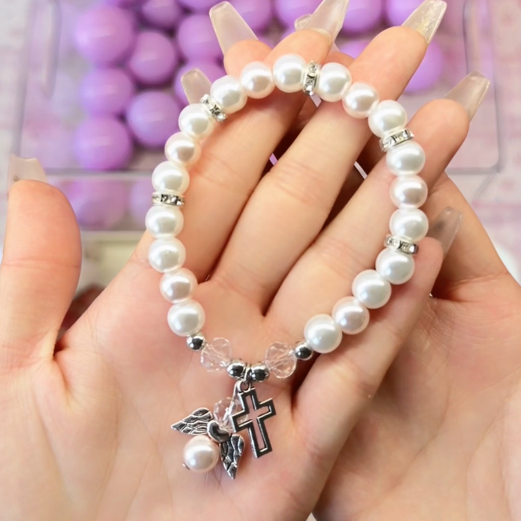 Kristallarmbänder, 1 Kugel Glückstüten, mindestens 10 Armbänder