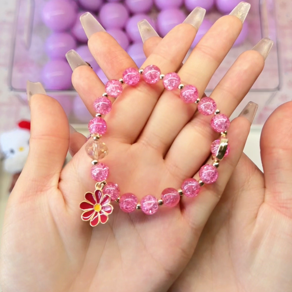 Kristallarmbänder, 1 Kugel Glückstüten, mindestens 10 Armbänder