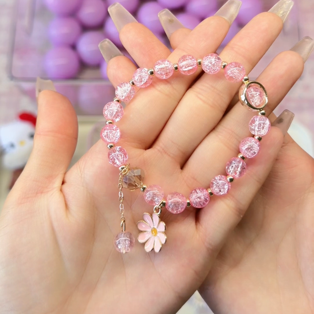 Kristallarmbänder, 1 Kugel Glückstüten, mindestens 10 Armbänder