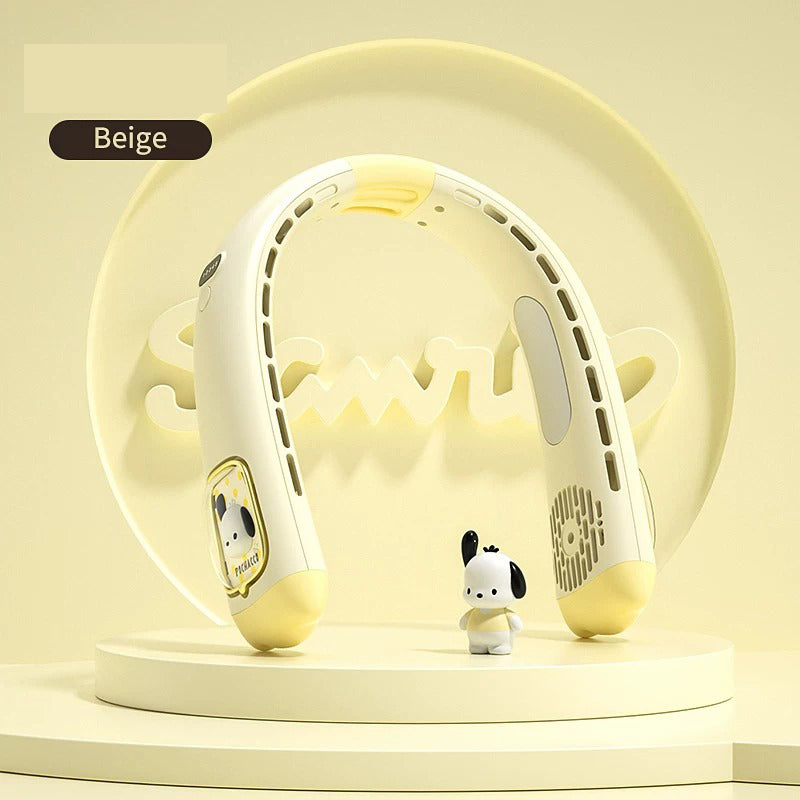 Hello Kitty Portable Neck Fan Hands-Free Cooling Fan