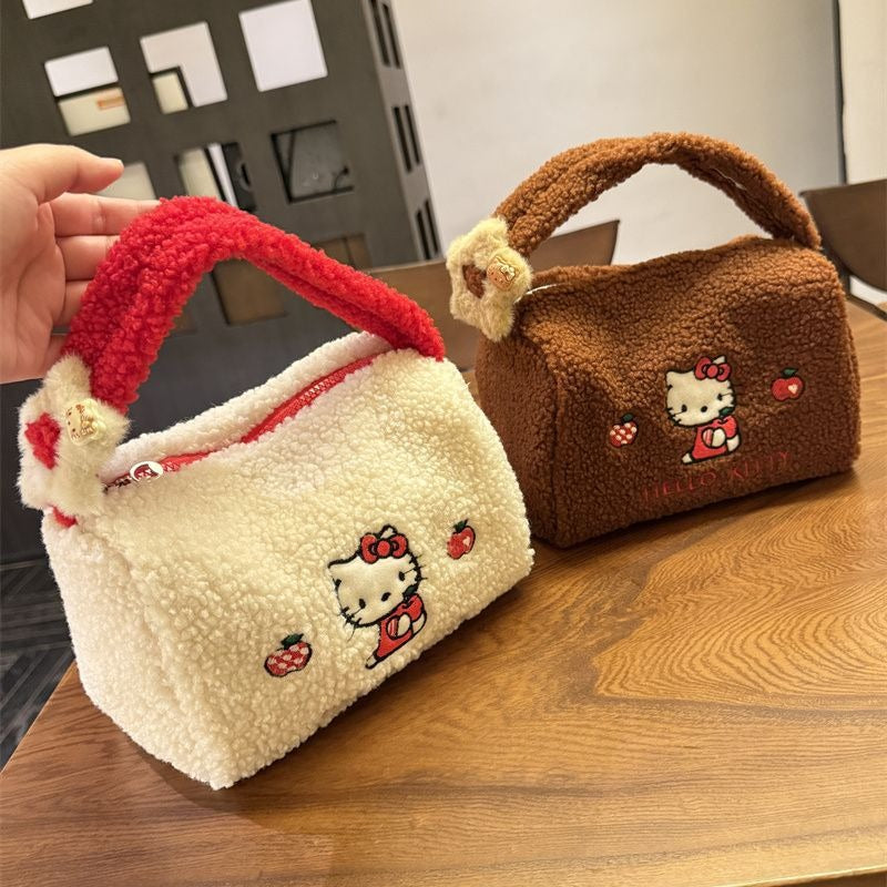 Hello Kitty Winter Edition Sherling Kosmetiktasche