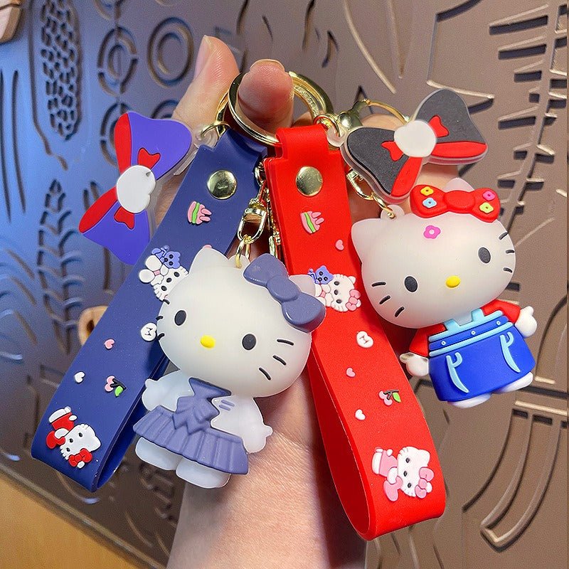 Hellokitty Schlüsselanhänger Plüsch süße Kitty Kawaii