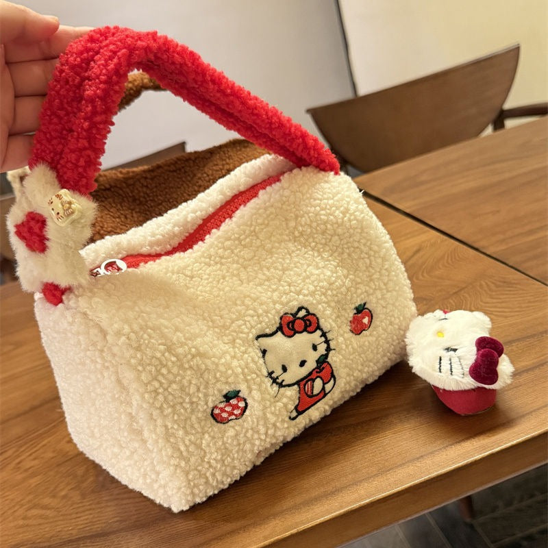 Hello Kitty Winter Edition Sherling Kosmetiktasche