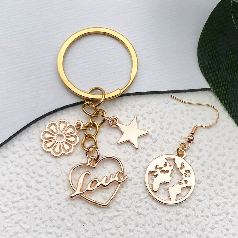 Simple and individualistic small pendant necklace accessory in antique gold