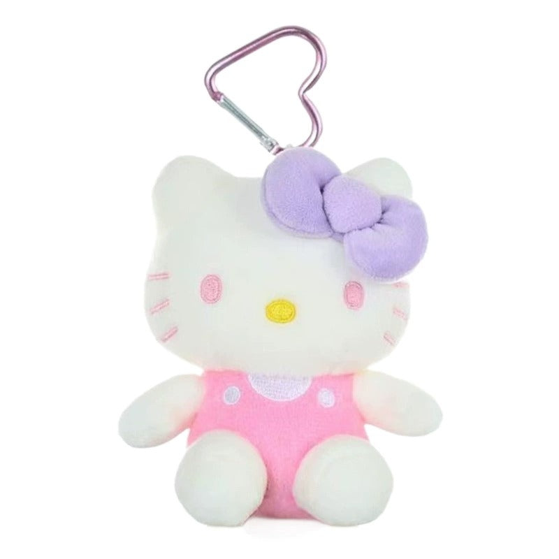 Hello Kitty – Niedlicher Taschenanhänger-Schlüsselanhänger aus Plüsch – Niedliche Katze im Kawaii-Stil